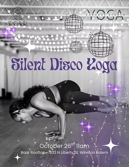 Silent Disco Yoga on the Rooftop Photo